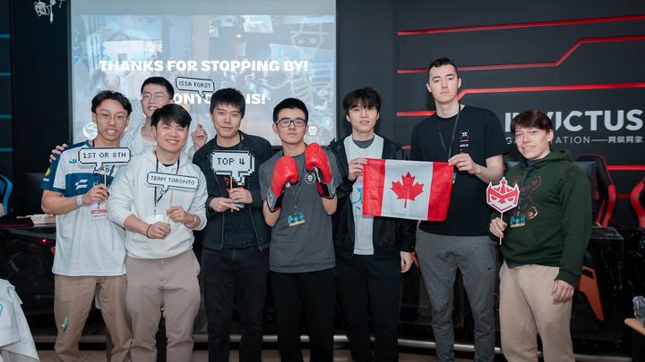 Team Toronto with the Canadian flag at Toronto vs Tristate, May 2024